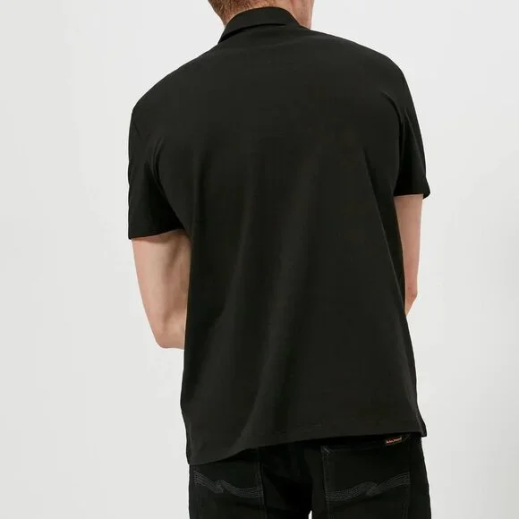 NWT$450 Versace Collection Embroidered Round LOGO 3 Button Polo Shirt - Picture 4 of 15